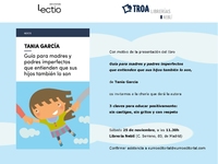 Presentación del libro "Guía para madres y padres imperfectos que entienden que sus hijos también lo son", de Tania García